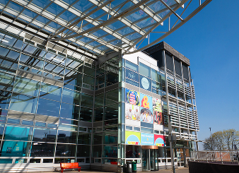 Outside of Redditch campus building