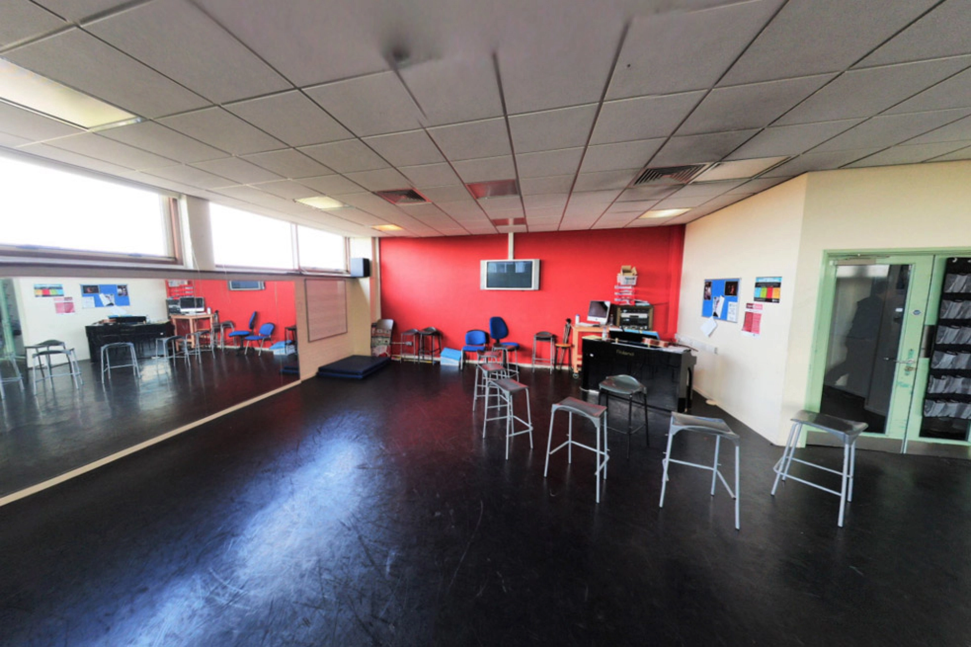 Cupix dance studio at worcester campus for performing art students