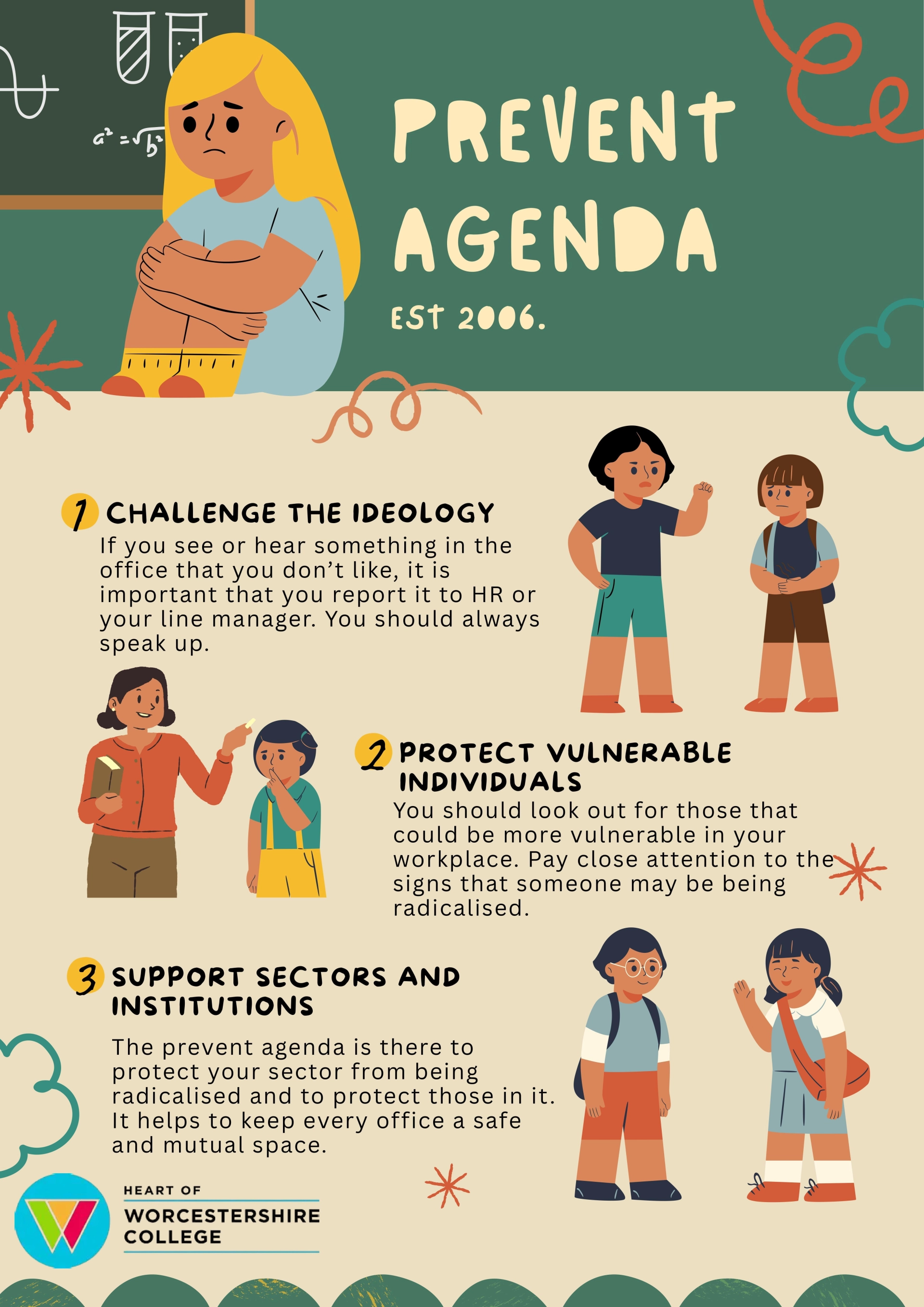 Prevent poster created by student