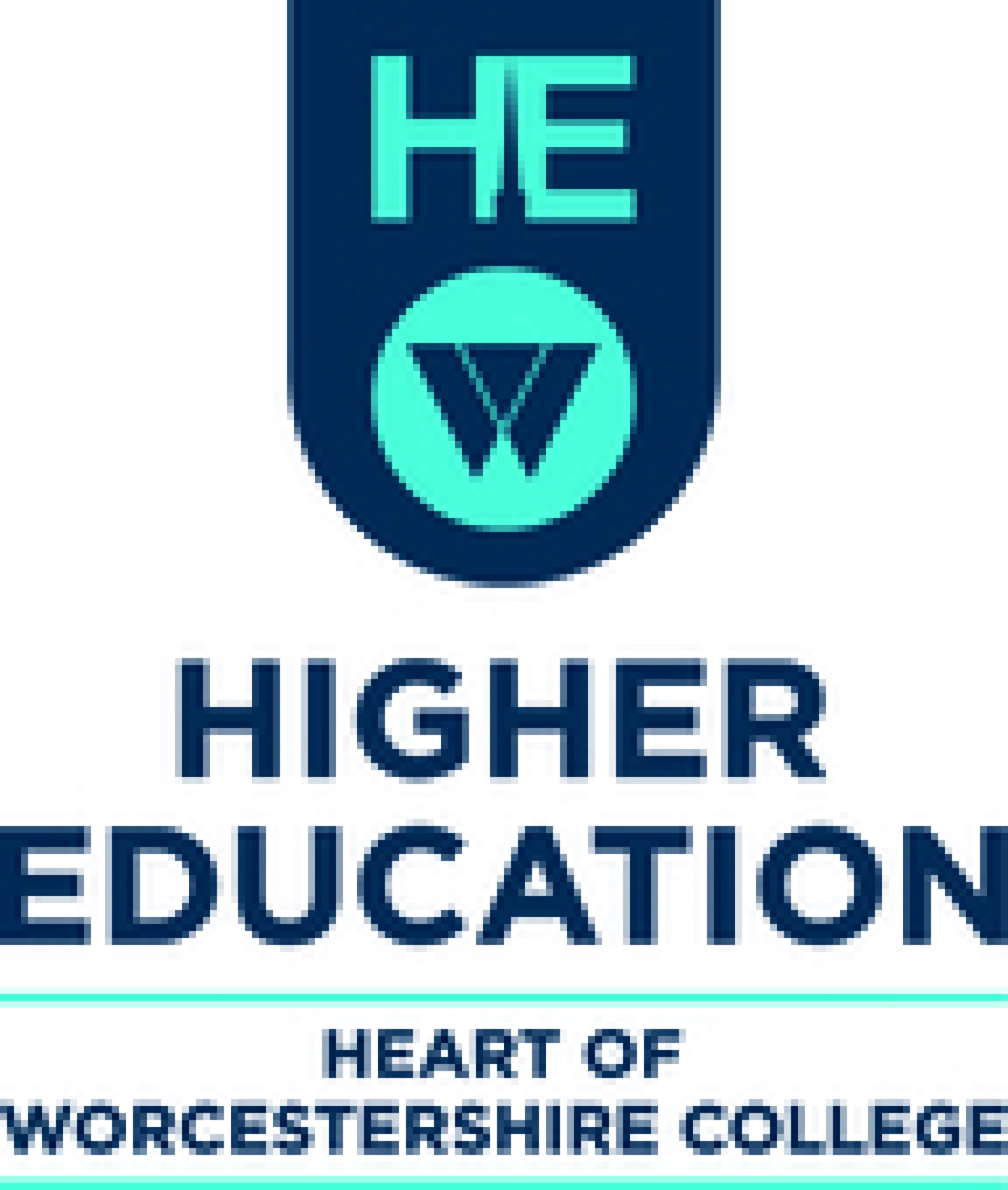 Portrait Positive version of HoW Colleges HE logo